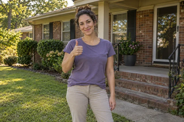 Person giving a thumbs up