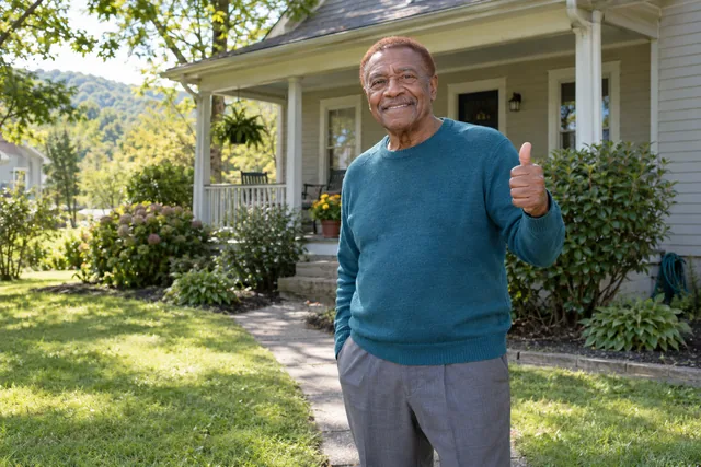 Person giving a thumbs up