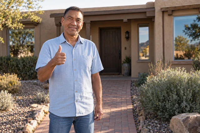 Person giving a thumbs up